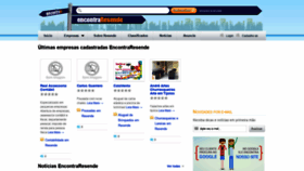 What Encontraresende.com.br website looked like in 2020 (3 years ago)