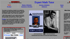 What Expertmathtutor.net website looked like in 2020 (3 years ago)