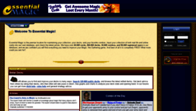 What Essentialmagic.com website looked like in 2020 (3 years ago)