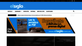 What Elsiglo.com.ve website looked like in 2020 (3 years ago)
