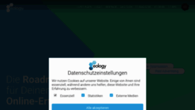 What Eology.de website looked like in 2020 (3 years ago)