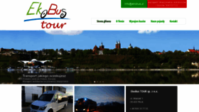 What Ekobus.pl website looked like in 2020 (3 years ago)