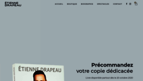 What Etiennedrapeau.ca website looked like in 2020 (3 years ago)