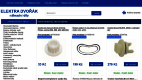 What Elektra-dvorak.cz website looked like in 2020 (3 years ago)