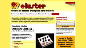 What Efectoscluster.com.ar website looked like in 2020 (3 years ago)