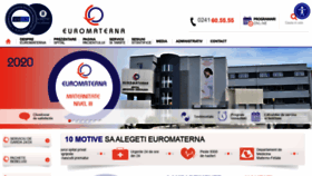 What Euromaterna.ro website looked like in 2020 (3 years ago)