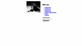 What Elise.com website looked like in 2020 (3 years ago)