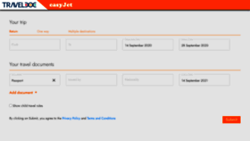 What Easyjet.traveldoc.aero website looked like in 2020 (3 years ago)