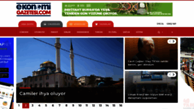 What Ekonomigazetesi.com website looked like in 2020 (3 years ago)