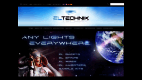 What El-technik.com website looked like in 2020 (3 years ago)