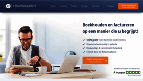 What E-boekhouden.nl website looked like in 2020 (3 years ago)