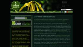 What Edenbotanicals.com website looked like in 2020 (3 years ago)