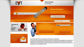 What Evt-dichtstoffe.com website looked like in 2020 (3 years ago)