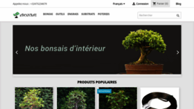 What Ebonsai.eu website looked like in 2020 (3 years ago)