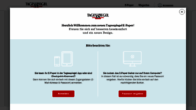 What Epaper.tagesspiegel.de website looked like in 2020 (3 years ago)
