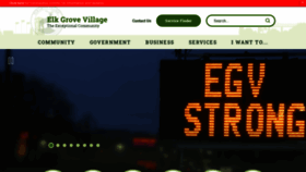 What Elkgrove.org website looked like in 2020 (3 years ago)