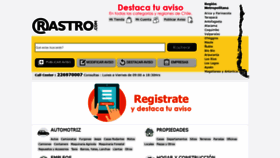 What Elrastro.cl website looked like in 2020 (3 years ago)