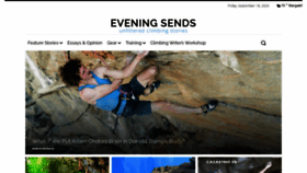 What Eveningsends.com website looked like in 2020 (3 years ago)