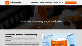 What Estravenka.cz website looked like in 2020 (3 years ago)