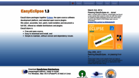 What Easyeclipse.org website looked like in 2020 (3 years ago)