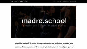 What Escolamadre.com website looked like in 2020 (3 years ago)