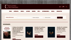 What Edicionescristiandad.es website looked like in 2020 (3 years ago)