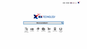What Extechnology.co.kr website looked like in 2020 (3 years ago)