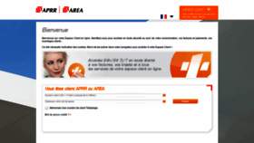 What Espaceclient.aprr.fr website looked like in 2020 (3 years ago)