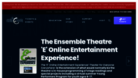 What Ensemblehouston.com website looked like in 2020 (3 years ago)