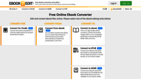 What Ebook2edit.com website looked like in 2020 (3 years ago)