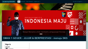 What Elearning.sman1geger.sch.id website looked like in 2020 (3 years ago)