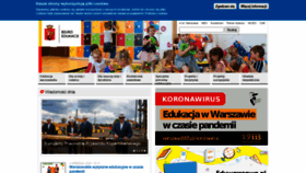 What Edukacja.warszawa.pl website looked like in 2020 (3 years ago)