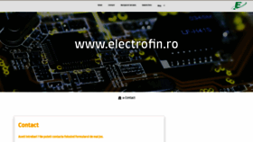 What Electrofin.ro website looked like in 2020 (3 years ago)