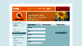 What Easy-cert.com website looked like in 2020 (3 years ago)