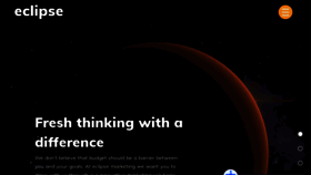 What Eclipse-creative.com website looked like in 2020 (3 years ago)