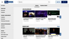 What Ensar.tv website looked like in 2020 (5 years ago)