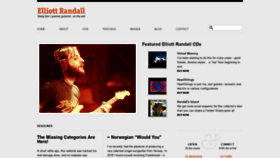 What Elliott-randall.com website looked like in 2020 (3 years ago)