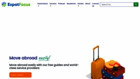 What Expatfocus.com website looked like in 2020 (3 years ago)