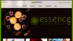 What Essencelaser.com website looked like in 2020 (3 years ago)