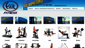 What Eserfitness.com website looked like in 2020 (3 years ago)