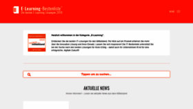 What Elearning-bestenliste.de website looked like in 2020 (5 years ago)