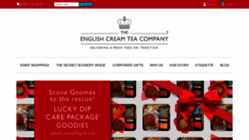 What Englishcreamtea.com website looked like in 2020 (3 years ago)