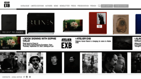 What Exb.fr website looked like in 2020 (3 years ago)