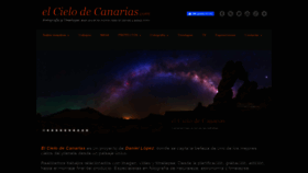 What Elcielodecanarias.com website looked like in 2020 (3 years ago)