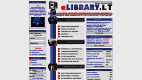 What Elibrary.lt website looked like in 2020 (3 years ago)