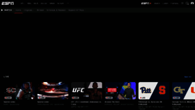 What Espn3.com website looked like in 2020 (3 years ago)