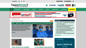 What Espaceinfirmier.com website looked like in 2020 (3 years ago)