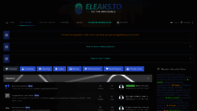 What Eleaks.to website looked like in 2020 (3 years ago)