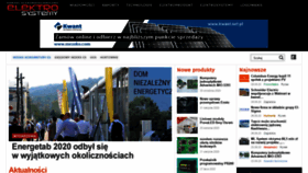 What Elektrosystemy.pl website looked like in 2020 (3 years ago)