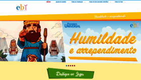 What Ebiuniversal.com.br website looked like in 2020 (3 years ago)